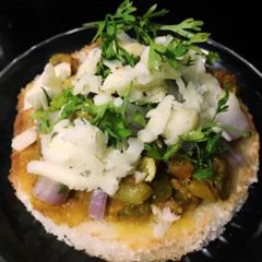 A picture of Pav Bhaaji Canapés.