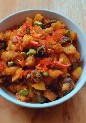 Foto resep Sambel goreng kentang