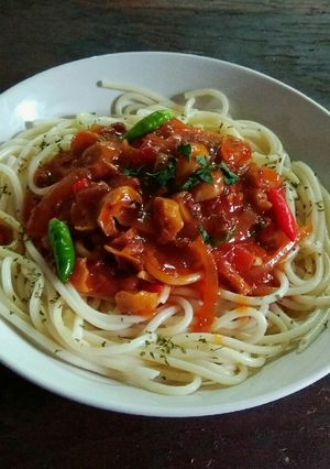 Foto resep Spaghetti Bolognese Extra Pedaaas