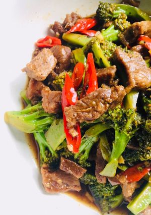 Foto resep Brokoli Sapi Lada Hitam