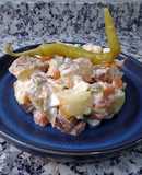 Ensaladilla rusa de patatas asadas