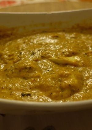 A picture of Low fat Shahi Paneer.