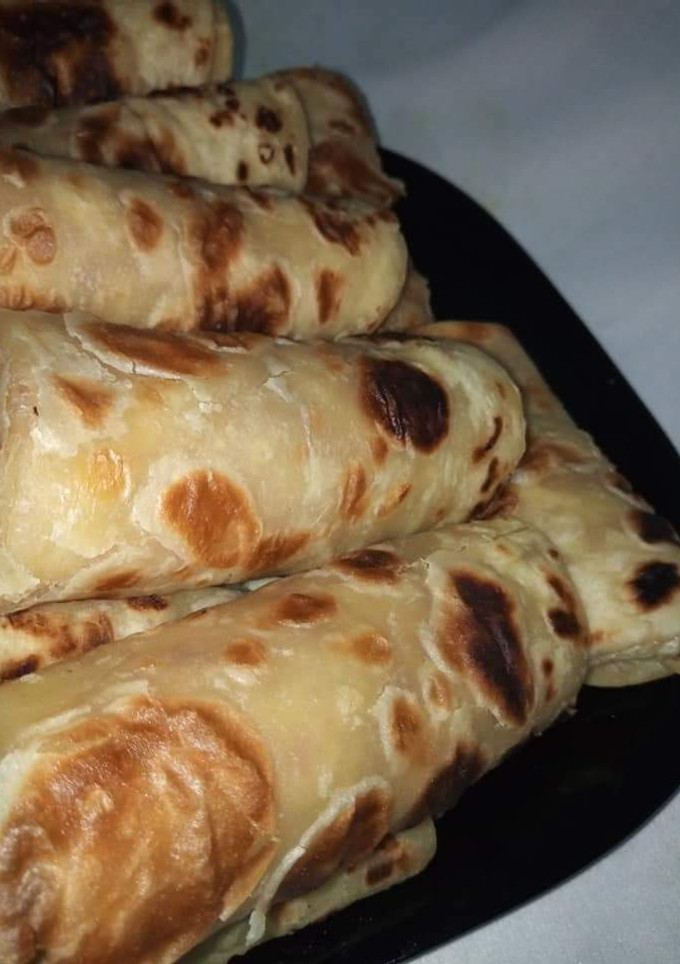 A picture of Soft layered chapati.