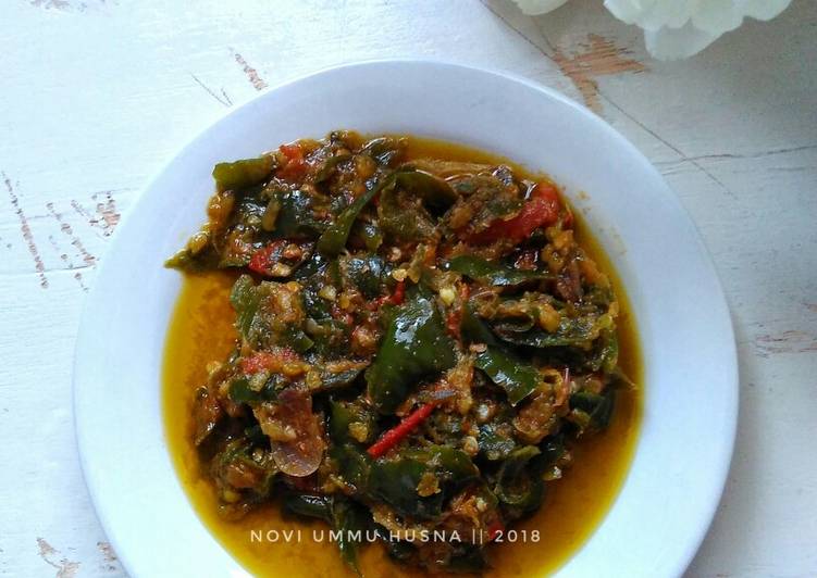 Sambal lado hijau ala RM padang (lamak bana)