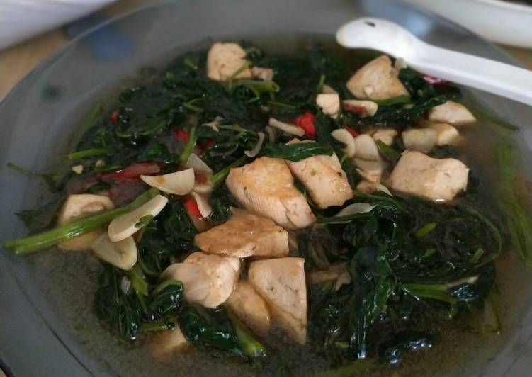 Bagaimana memasak Cah Kangkung Simple, Bikin Ngiler