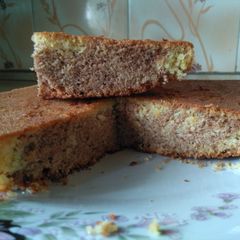 A picture of #Bakingcontest Orange marble cake.