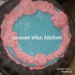 A picture of Buttercream icing.