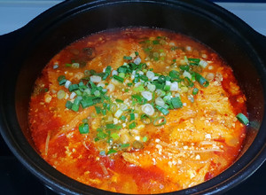 韓式嫩豆腐鍋 的食譜成品照片