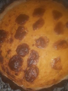 Una foto de Tarta de calabaza fácil sana