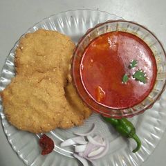 A picture of Gujrati chapdi shak.