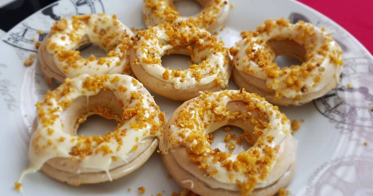 Donuts con harina de avena sabor Receta de Fini Bautista Angulo- Cookpad