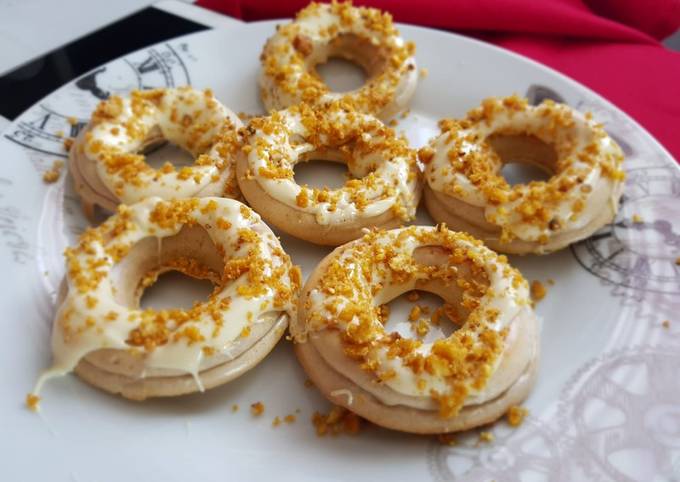 Donuts con harina de avena sabor Receta de Fini Bautista Angulo- Cookpad