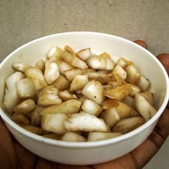 A picture of Half Toasted Salted Coconut Flakes.