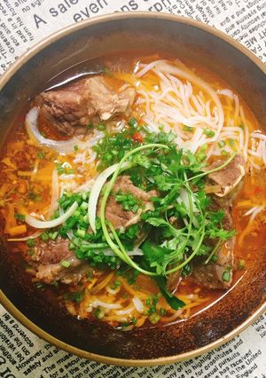 Hình của món Bún Bò Huế.