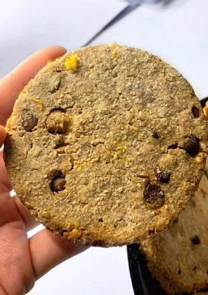 Une photo de Biscuit noix & chocolat vegan