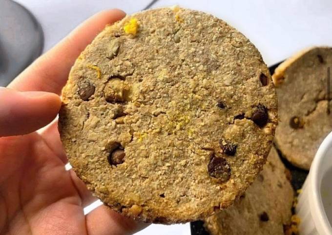 Recette de Super Rapide Fait Maison Biscuit noix & chocolat vegan