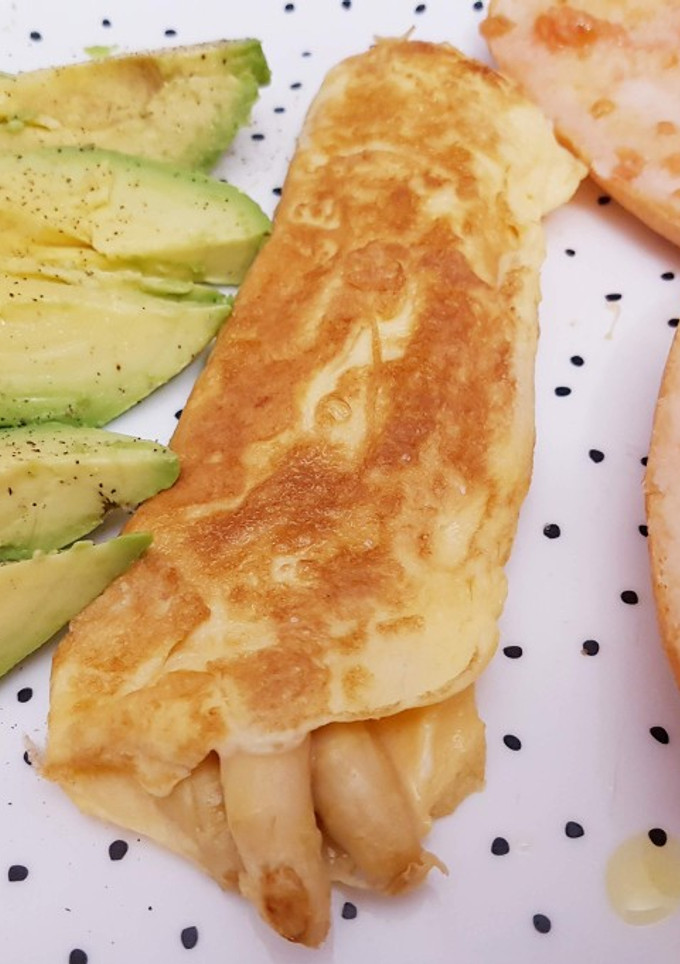 Una foto de Tortilla de espárragos blancos