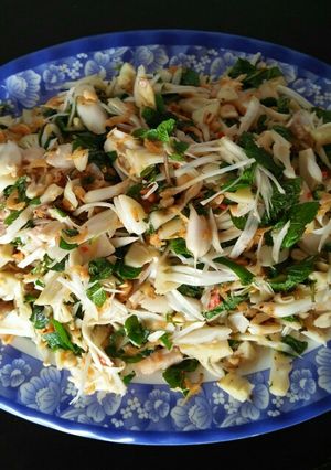Hình của món Nộm mít non.