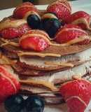 Pancakes de plátano y avena