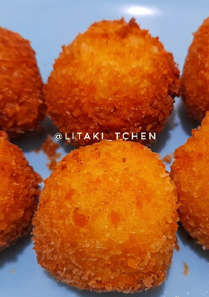 Foto resep Bola-Bola Kentang Keju (Potato Cheese Balls)