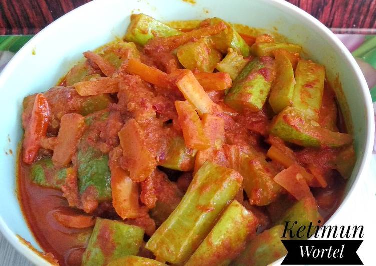 Sayur Ketimun Wortel Masak Merah