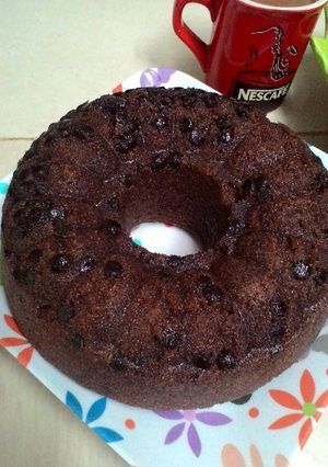 Foto resep Brownies kukus chocochips irit,nyoklat lembut😋😋🍰🍮