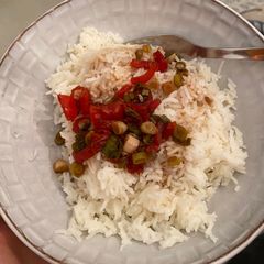 Easy peasy Asian style rice A picture of Easy peasy Asian style rice.