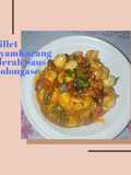 Fillet Ayam Kacang Merah Saus Bolongase