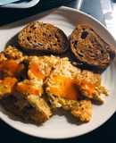 Bữa sáng eatclean cùng bánh mì hạt trứng đậu hũ áp chảo❤️