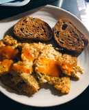 Bữa sáng eatclean cùng bánh mì hạt trứng đậu hũ áp chảo❤️