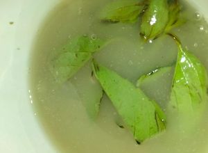 Una foto de Mojito de jarabe de té verde y clavo de olor estilo DULZAL