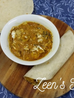A picture of Paneer Makhani Tortilla Wraps.