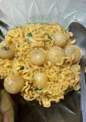 Foto resep Mie Telur Campur Cilok