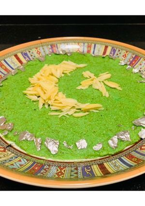 A picture of Sooji ka sheera (14 August theme).