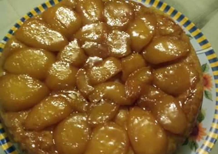 Tatin de manzana con caramelo