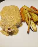 Pork joint cooked in milk