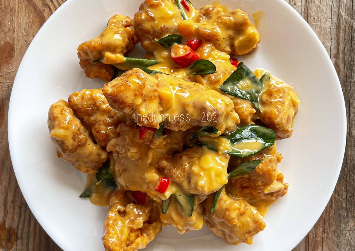 Salted Egg Buttermilk Chicken