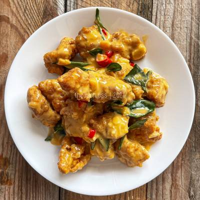 Resipi Salted Egg Buttermilk Chicken Oleh Theduch Ess Cookpad