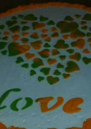 A picture of Royal icing.
