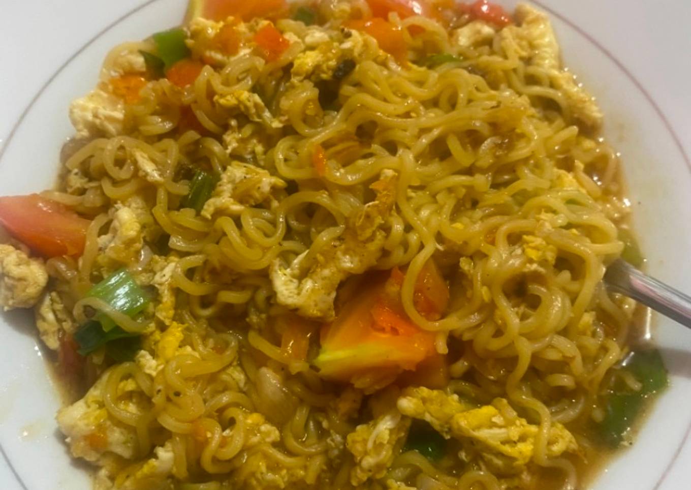 Mie Nyemek ala Indomie Goreng