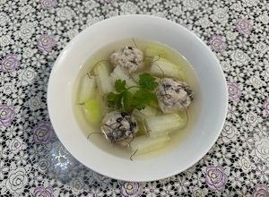 Hình của món SP.0903 - Canh Su Hào Mọc Gà.