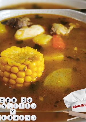 Una foto de Sopa de Costillas y Verduras