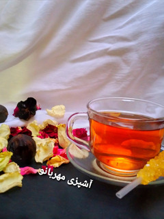 عکسی از دستور چای و لیمو عمانی