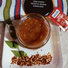 Sweet and Hot Chilli Sauce A picture of Sweet and Hot Chilli Sauce.