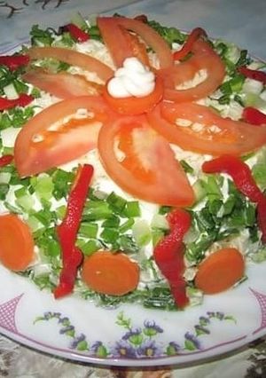 O poză a rețetei Salata din piept de pui.
