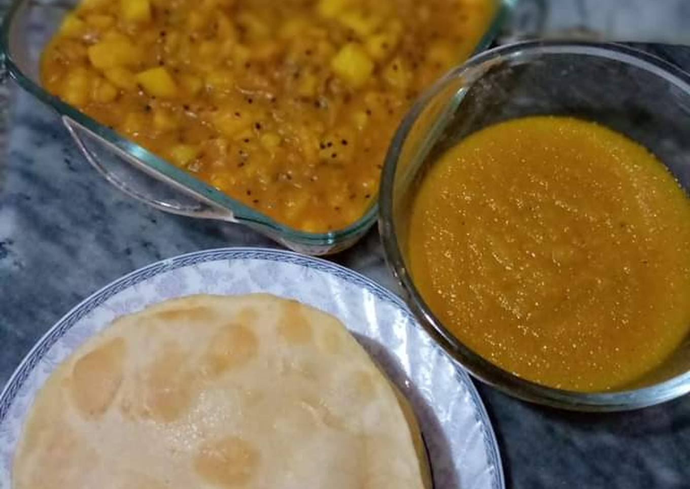 Halwa poori recipe