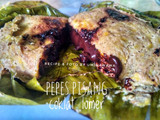 Pepes pisang coklat lumer (steam By magic com)