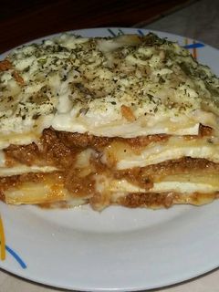 Una foto de Lasaña de carne