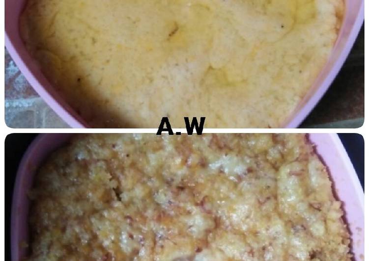 Banana cake simple dan praktis