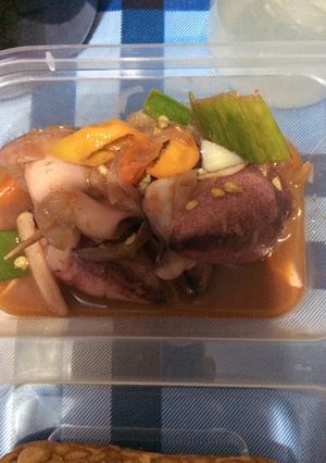 Foto resep Cumi saos mentega